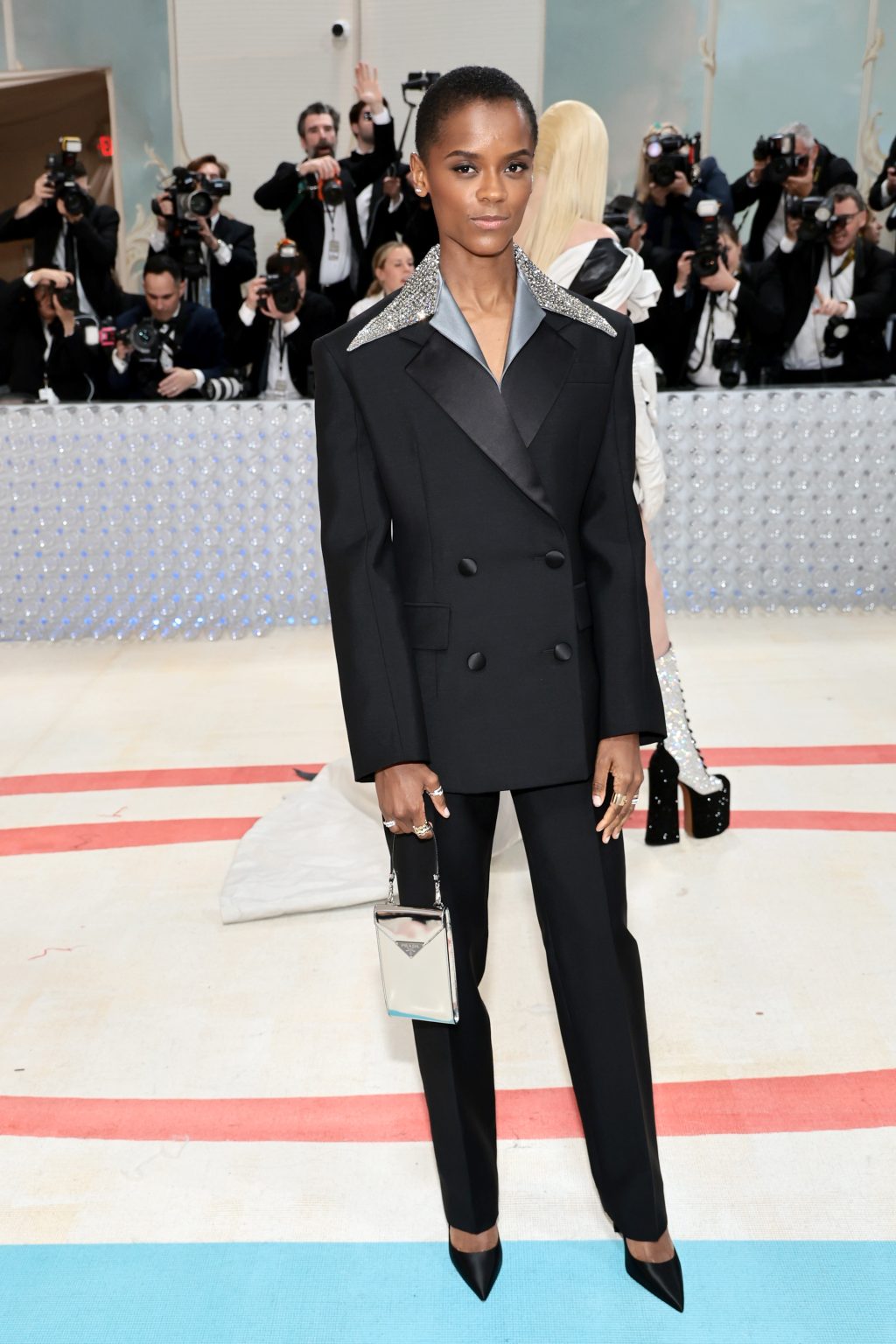 Letitia Wright Black Wore Prada Met Gala 2023