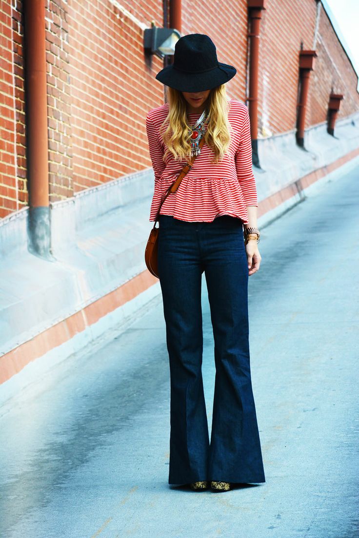 How to wear flared pants