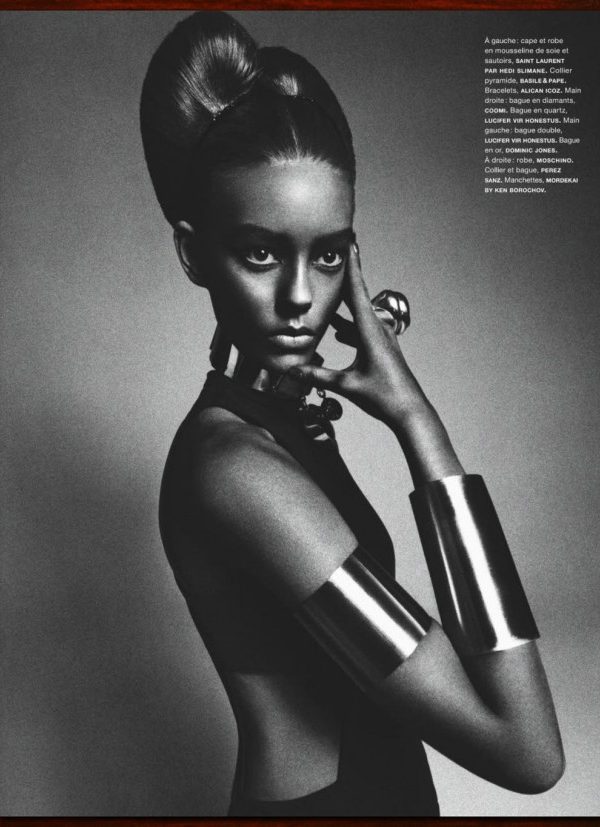 Outrage over White  Model Ondria Hardin featured as a black model in   Numero Magazine