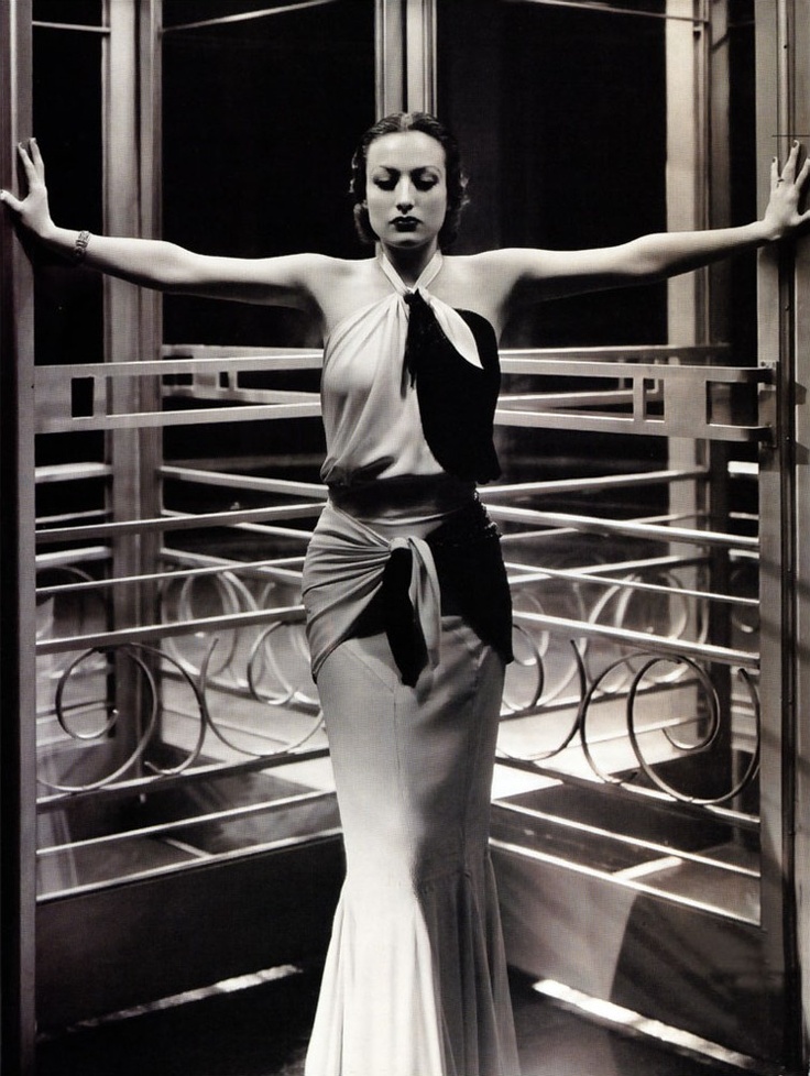 Joan Crawford, “Letty Lynton”, 1932 Photographer: George Hurrell Dress by Adrian