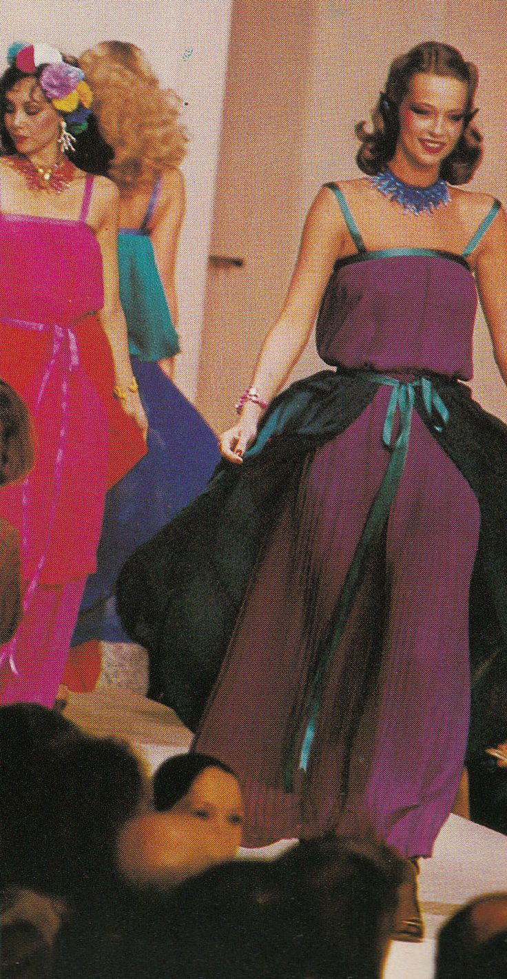 YSL Runway, Moda In - December 1978, Photographed by Claus Ohmn