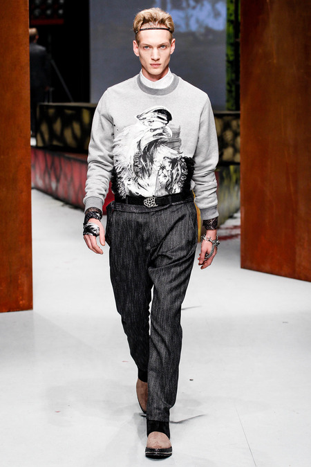 Roberto Cavalli Fall 2014 Menswear