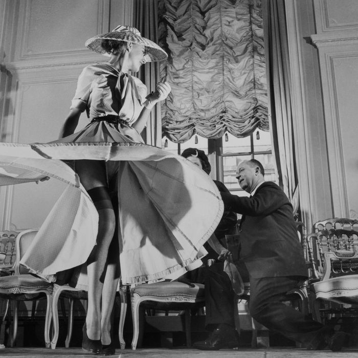 Christian Dior, the rising star of French fashion – archive, 1947, Fashion