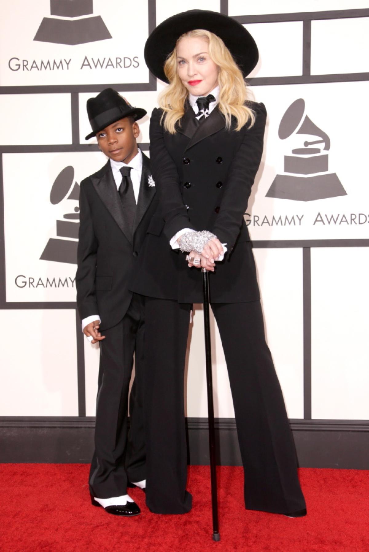 Madonna and son in Ralph Lauren
