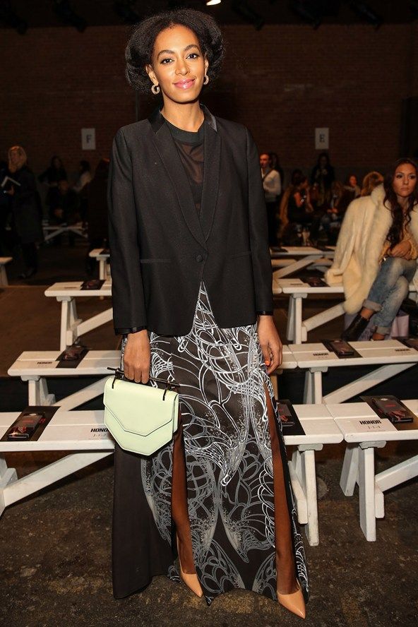 Solange at New York Fashion Week autumn/winter 2014 