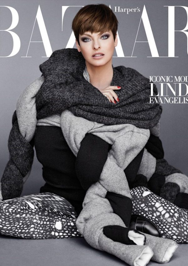 Lady Gaga, Penelope Cruz, Linda-Evangelista covers Harpers Bazaar
