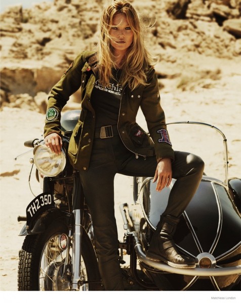Kate Moss In  Matchless London’s Fall/Winter 2014 Ad Campaign