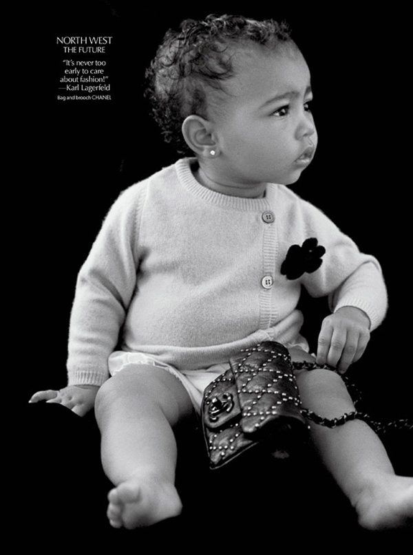 North West In Chanel By Michael Avedon For CR Fashion Book