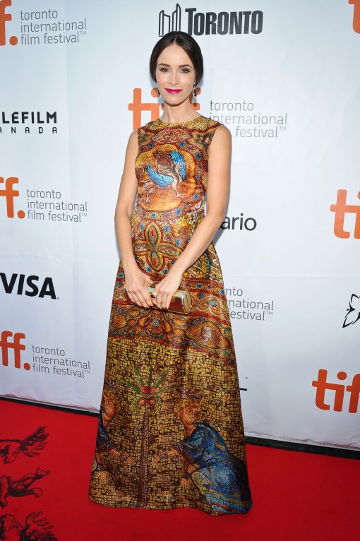 Abigail Spencer wears  Dolce & Gabbana at  ‘This Is Where I Leave You’ Toronto Film Festival Premiere
