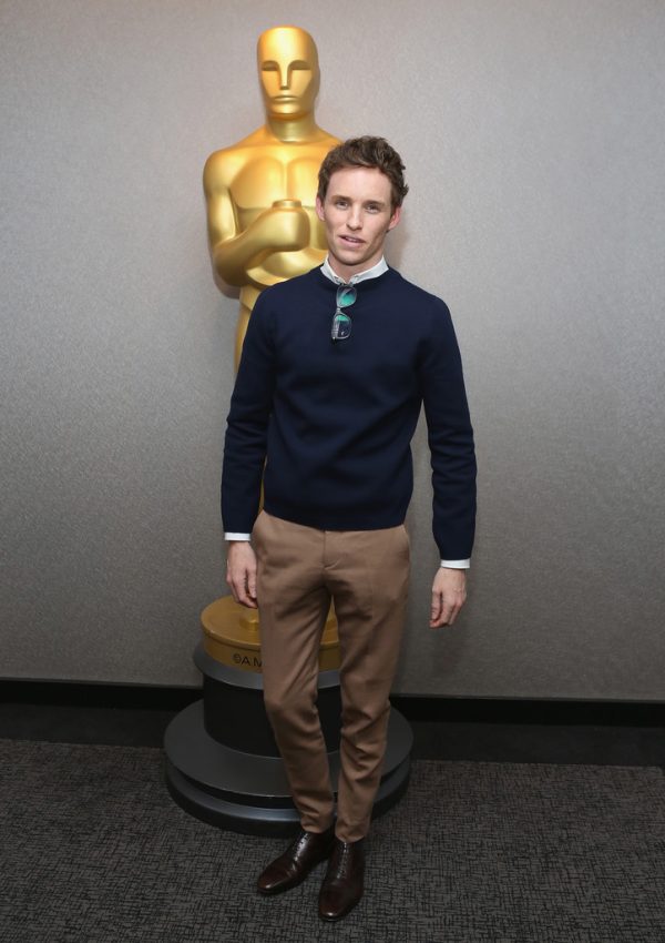 Eddie Redmayne in Gucci – ‘The Theory of Everything’ Screening