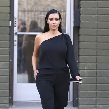 3-Kim-Kardashians-Calabasas-Maison-Martin-Margiela-Black-One-Shoulder-Jumpsuit-