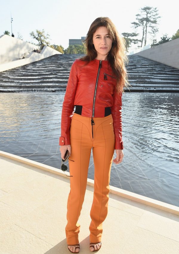 Charlotte Gainsbourg – Louis Vuitton Spring 2015 Front Row