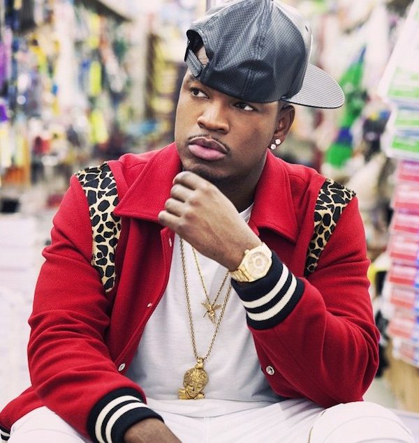 Ne-Yo Wearing  Saint Laurent Red Leopard Teddy Jacket for “She Knows” Music Video