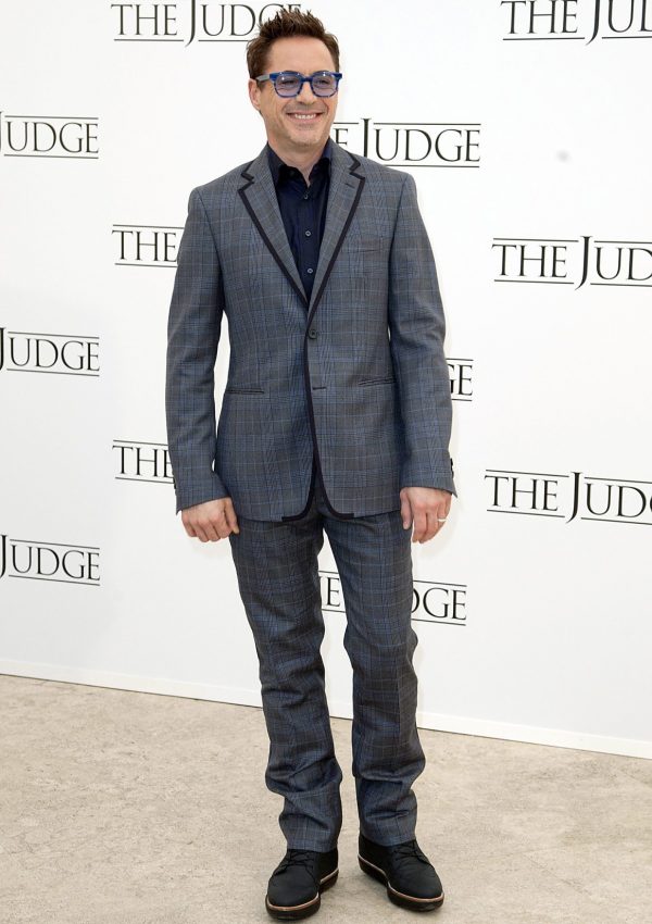 Robert Downey Jr. in   Etro at ‘The Judge’  Rome photocall