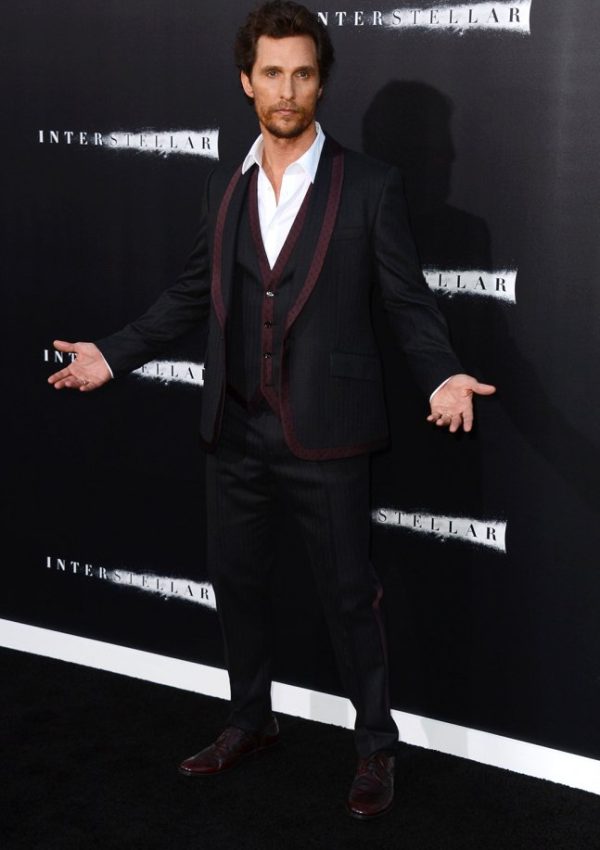 Matthew McConaughey In  Dolce & Gabbana  – ‘Interstellar’ Hollywood Premiere