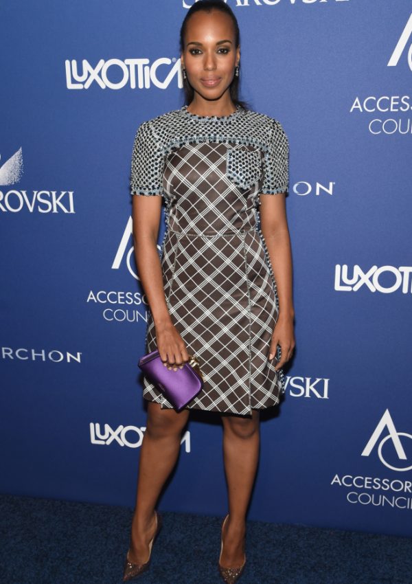 Kerry Washington in Prada at the 18th Annual Accessories Council ACE Awards