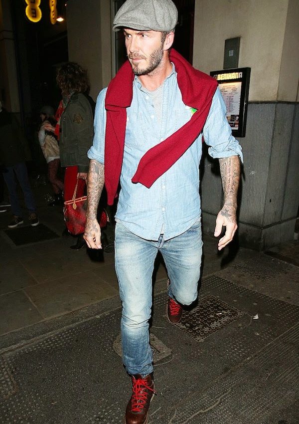 David Beckham wears  Ralph Lauren – London Street Style