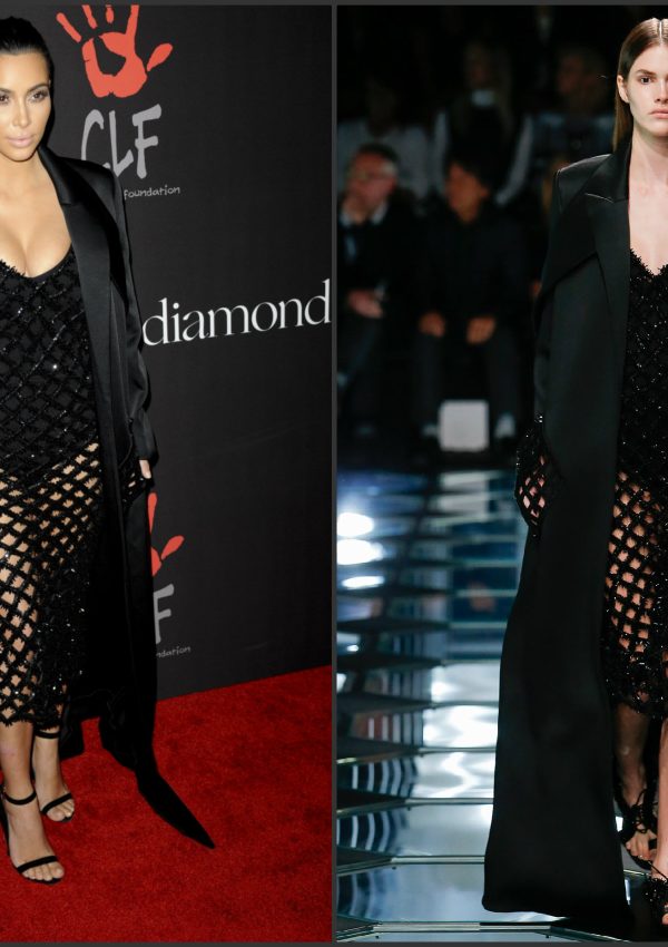 Kim Kardashian  wears  Balenciaga – First Annual Diamond Ball for the Clara Lionel Foundation