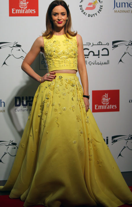 Emily Blunt wears Zuhair Murad – 11th Annual Dubai International Film Festival Opening Night Gala