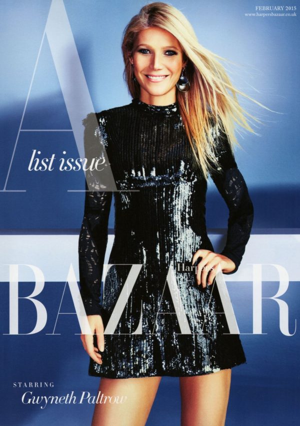 Gwyneth Paltrow  in  Harper’s Bazaar Magazine (UK) February 2015