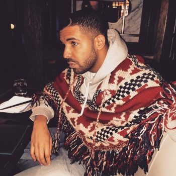 Drake-styles-wearing-Chanel-Poncho-Sweater-640×640