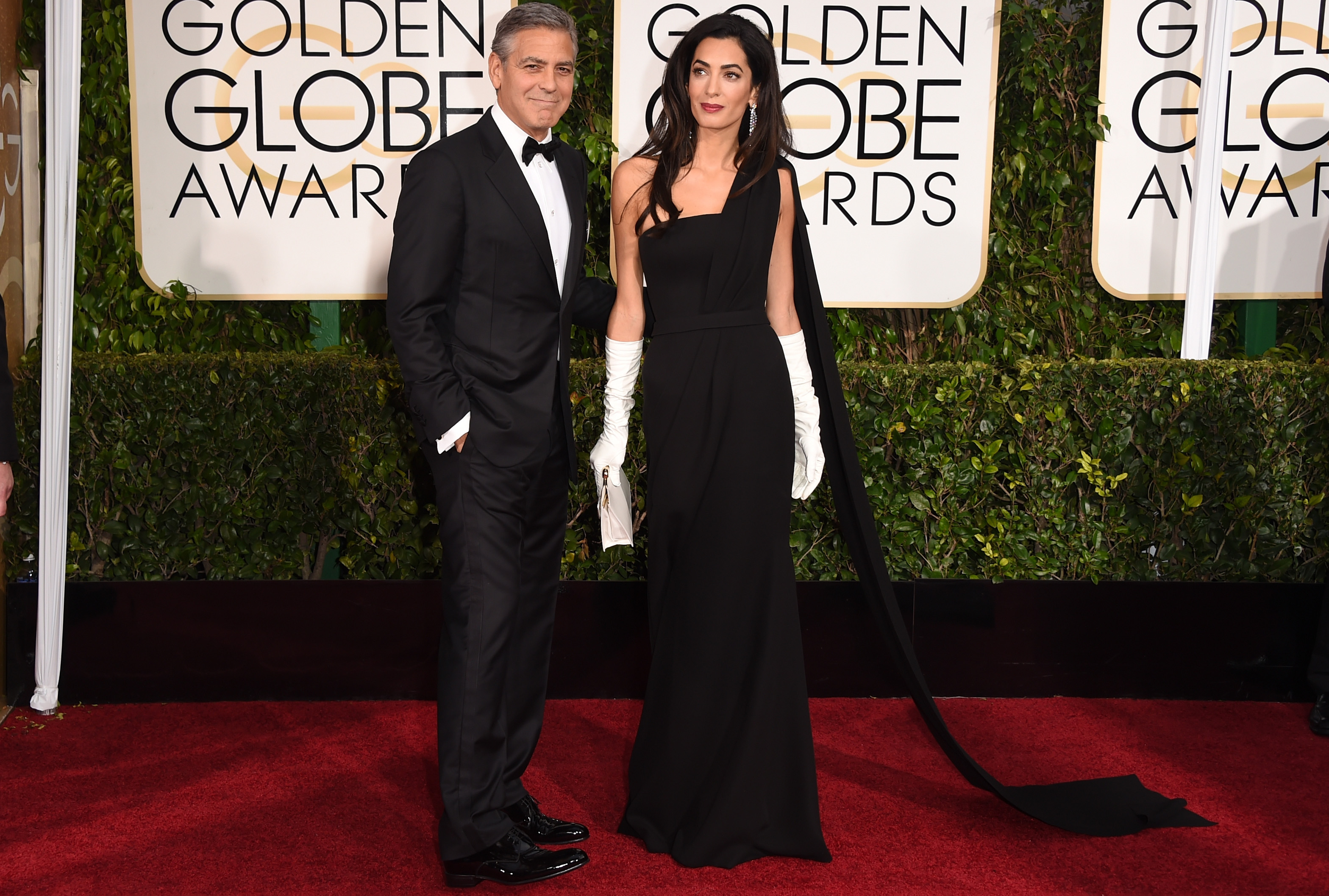 Amal- Clooney -george-clooney-72nd- Annual Golden -Globe- Awards - Arrivals