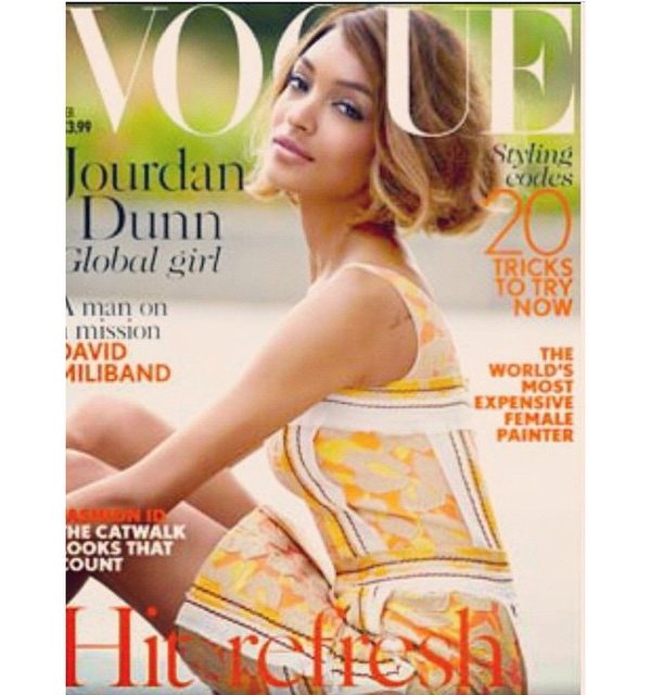 Jourdan Dunn Lands Vogue UK Cover, First Solo Black Model Cover in 12 Years