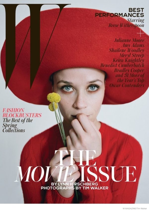 Reese Witherspoon , Emma Stone,  Julianne Moore and more   covers  W Magazine  February 2015