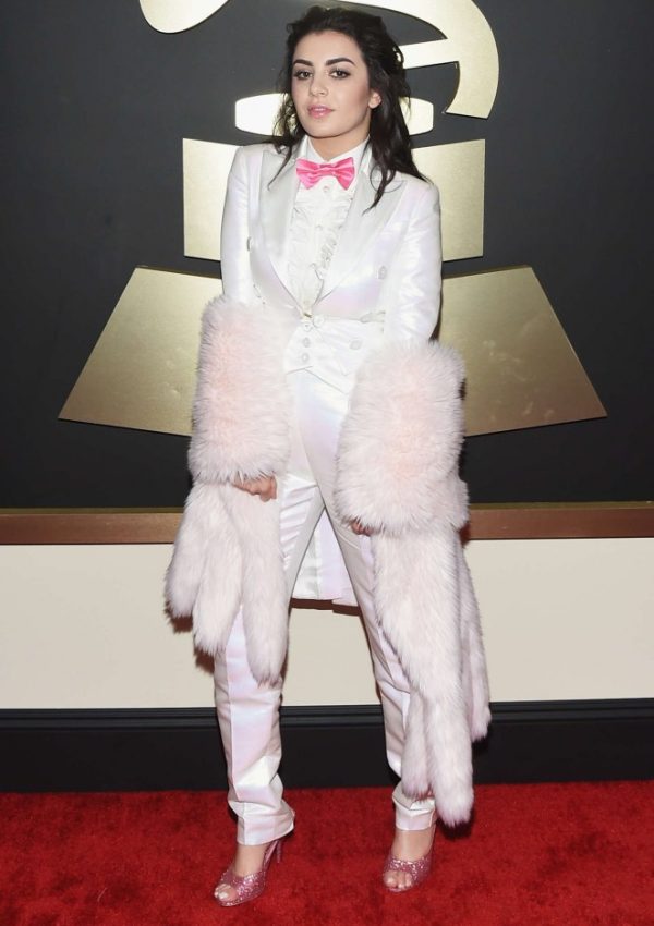 Charli XCX In Moschino  at the  2015 Grammy Awards