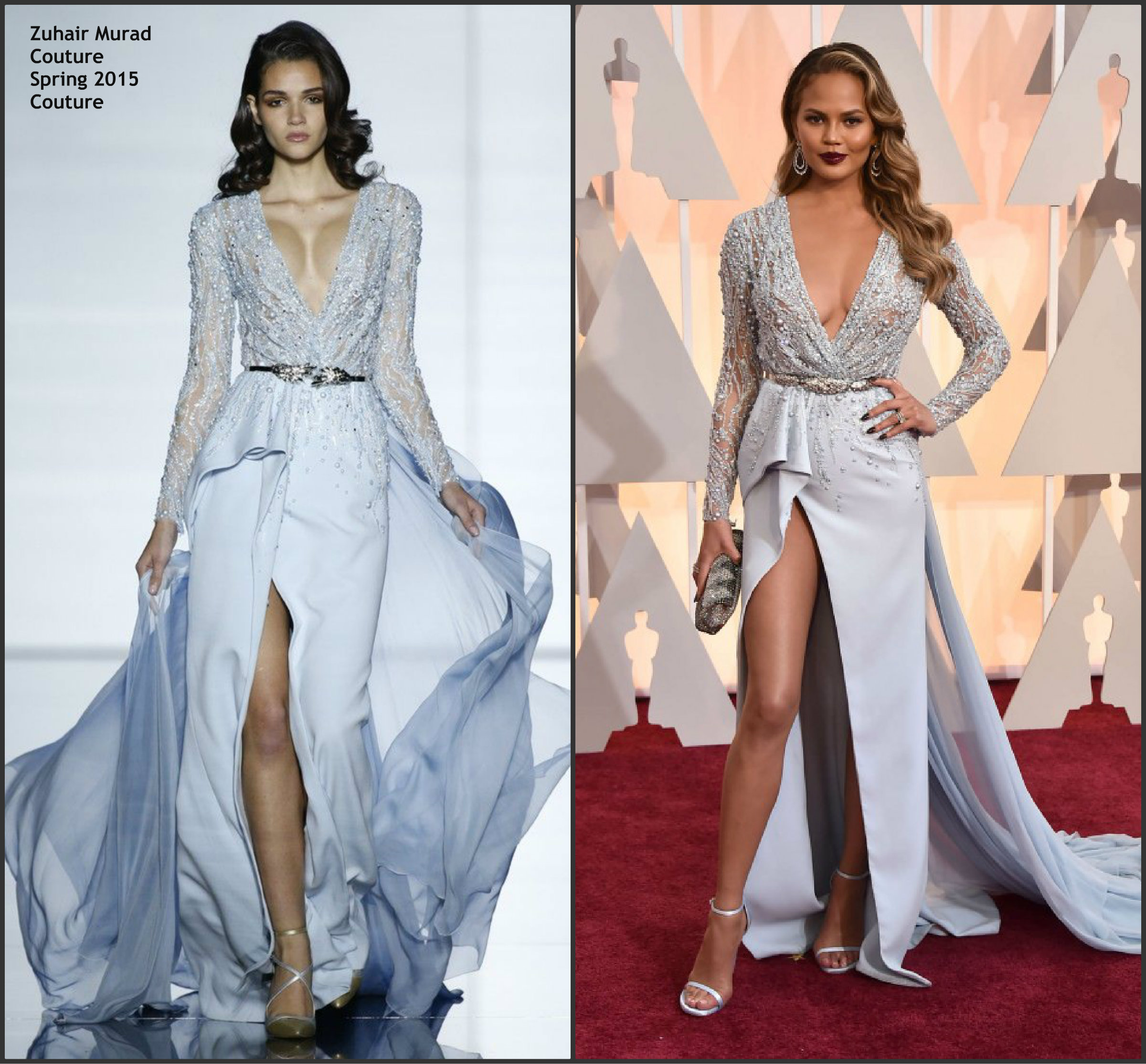Chrissy-Teigen-In-Zuhair-Murad-Couture-at-the-2015-Oscars