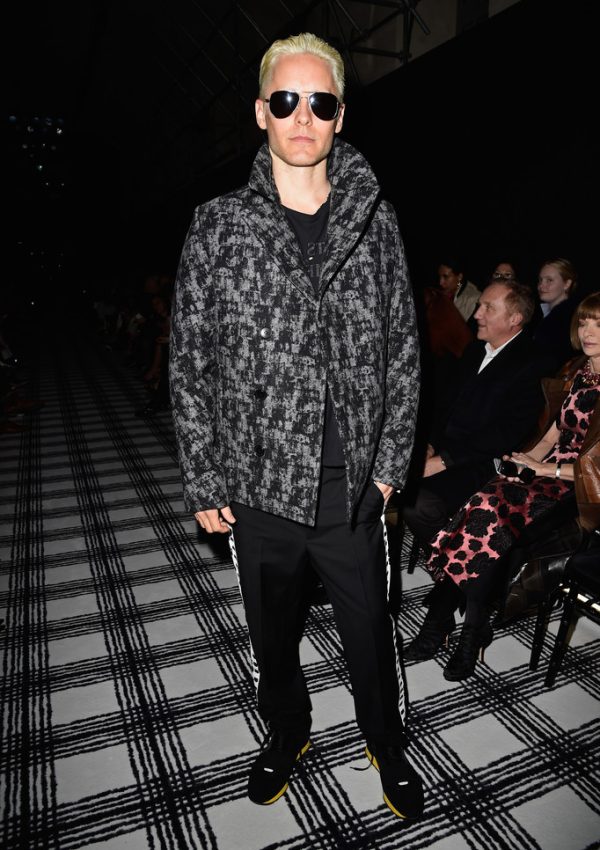 Jared Leto in Balenciaga  at   Balenciaga  Fall-Winter 2015 Womenswear Show