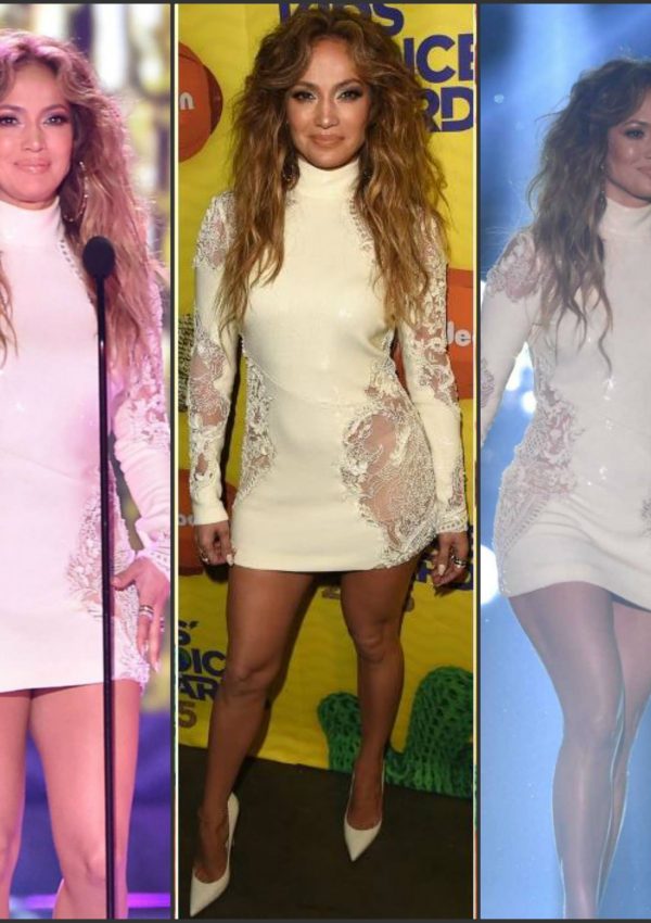 Jennifer Lopez  in Roberto  Cavalli at  the 28th Annual Kids’ Choice Awards