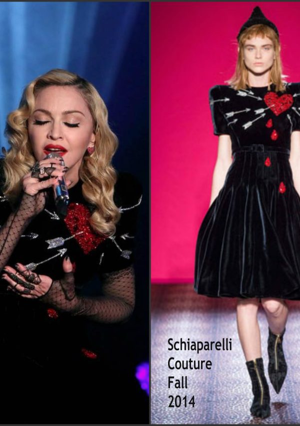 Madonna In Schiaparelli Couture  at The Ellen DeGeneres Show