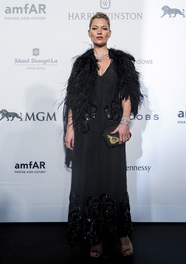 Kate Moss in  Marc Jacobs –  2015 amfAR Hong Kong Gala
