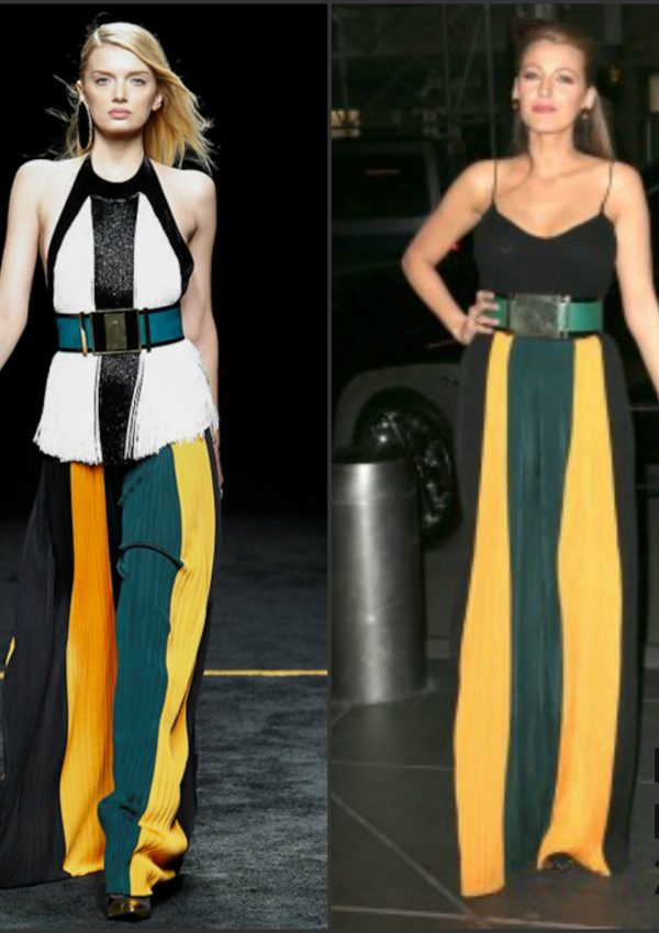 Blake Lively In Balmain – Out In New York City