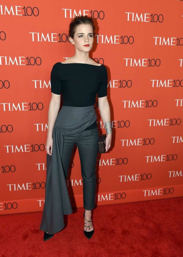 Emma Watson In Christian Dior  at the 2015 Time 100 Gala