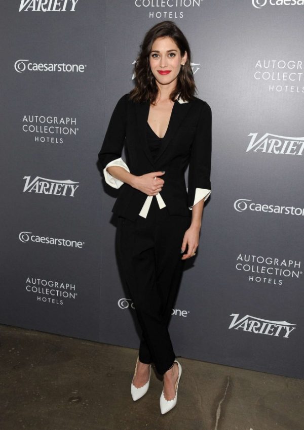 Lizzy Caplan in  Andrew Gn at the  Variety Emmy Studio – Day 2