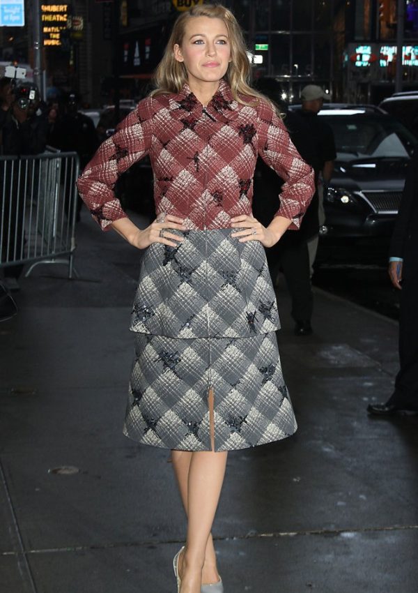 Blake Lively In Marc Jacobs  ‘Good Morning America’