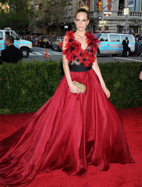 Poppy Delevingne in Marchesa at the 2015 MET Gala