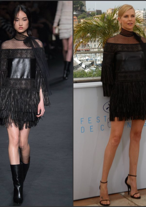 Charlize Theron In Valentino  at ‘Mad Max: Fury Road’ Cannes Film Festival Photocall