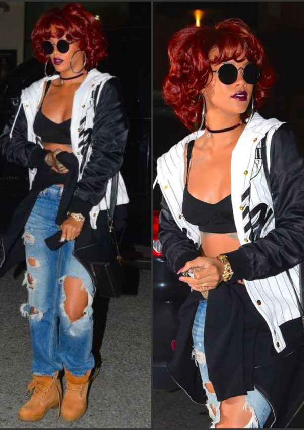 Rihanna in Joyrich King Rich – Out in New York