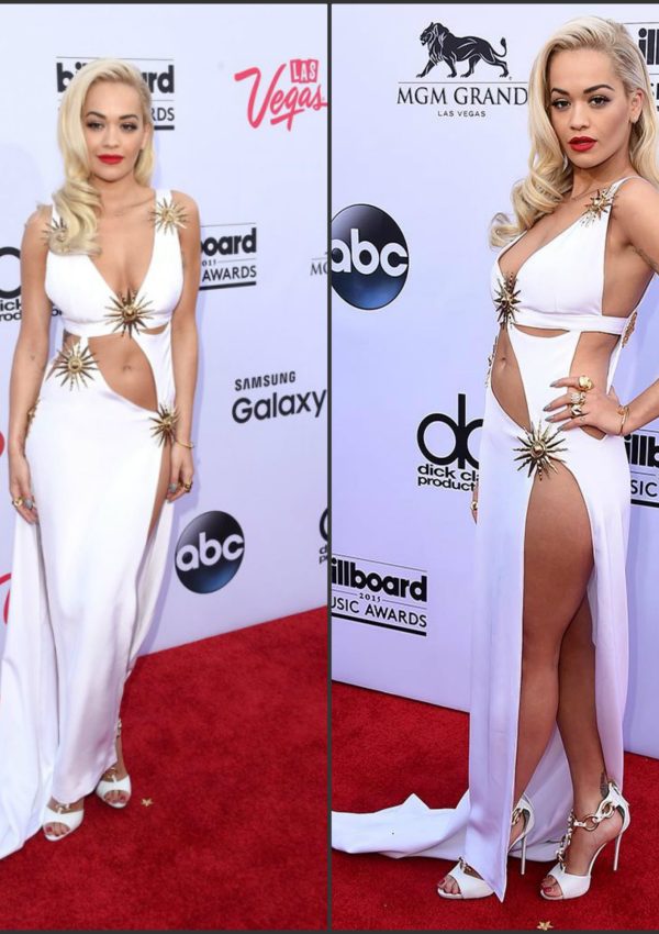 Rita Ora In Fausto Puglisi at 2015 Billboard Music Awards