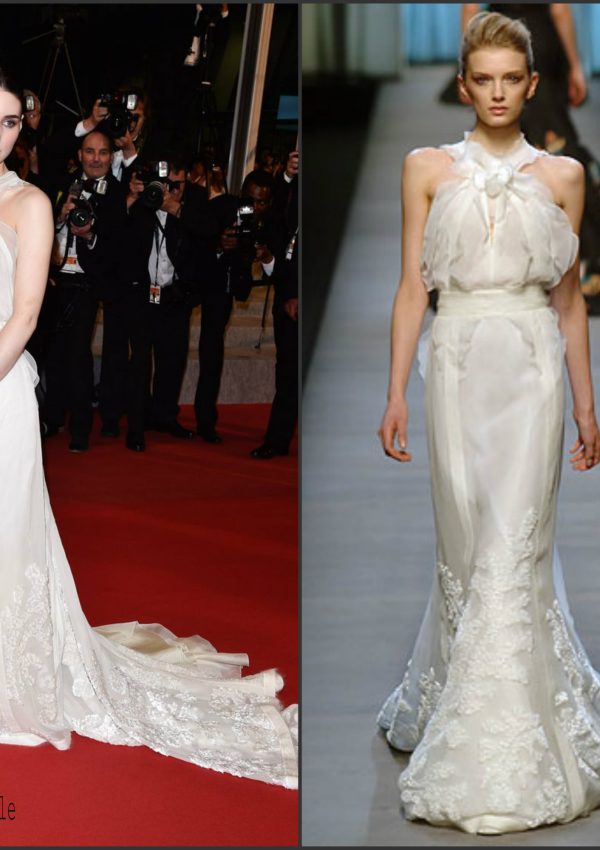 Rooney Mara In Olivier Theyskens for Rochas at ‘Carol’ Cannes Film Festival Premiere
