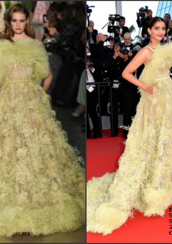 Sonam Kapoor In Elie Saab Couture  at  ‘Inside Out’ Cannes Film Festival Premiere