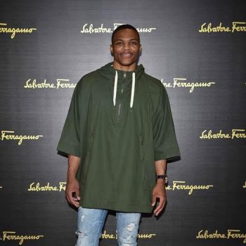 Russell-Westbrook-2015-Style-Poncho-Ripped-Denim-Jeans