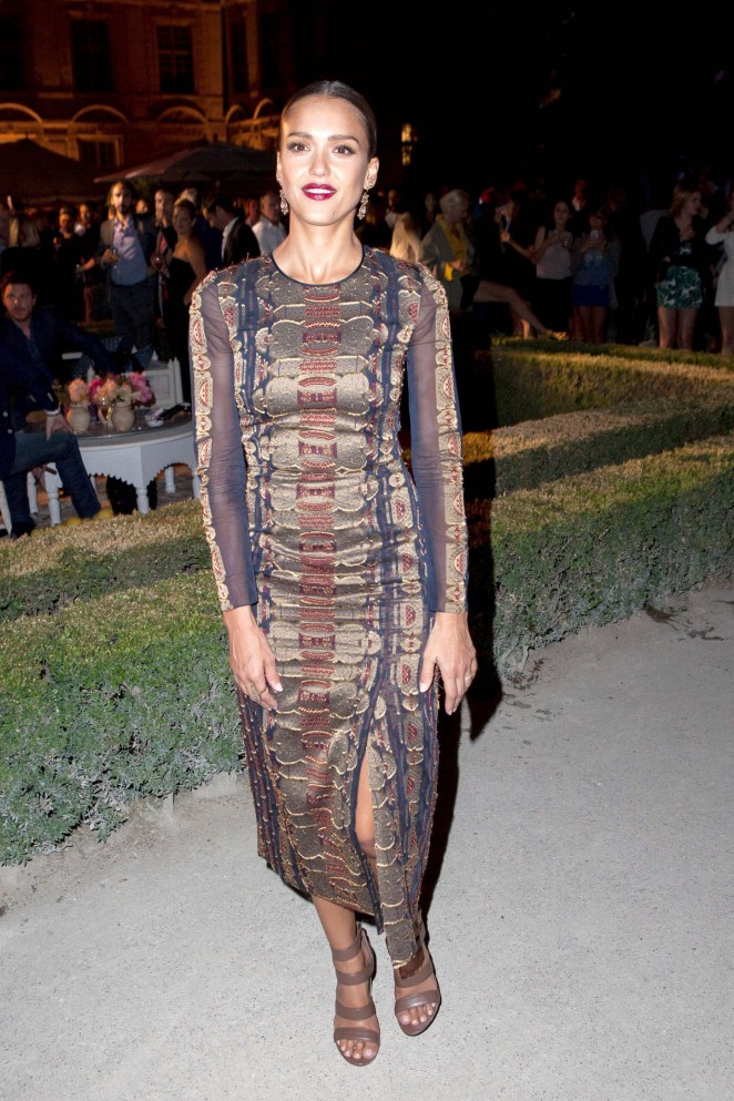 Jessica Alba in Tory Burch at Tory Burch Paris Flagship Opening & After  Party | Digital Magazine