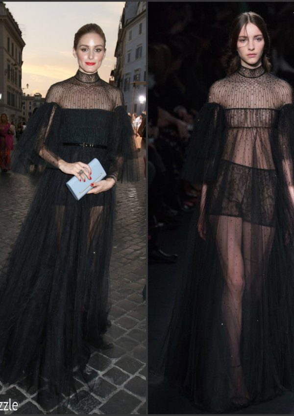 Olivia Palermo   in Valentino  at Mirabilia Romae Fall 2015 Couture