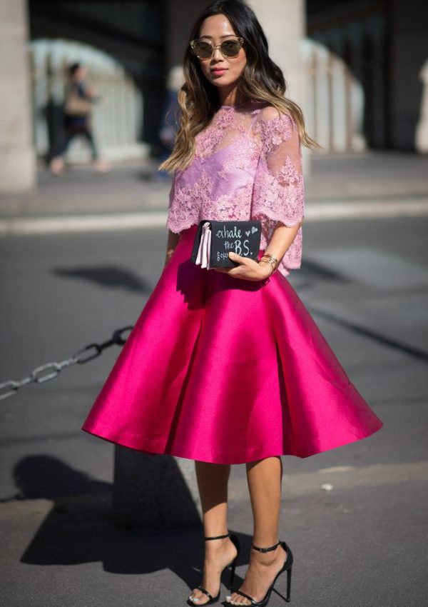 FASHION SIZZLER OF THE DAY :  Aimee  Song at Paris Fashion Week
