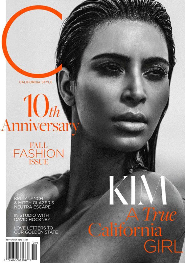 Kim Kardashian  covers  C Magazine (September 2015)
