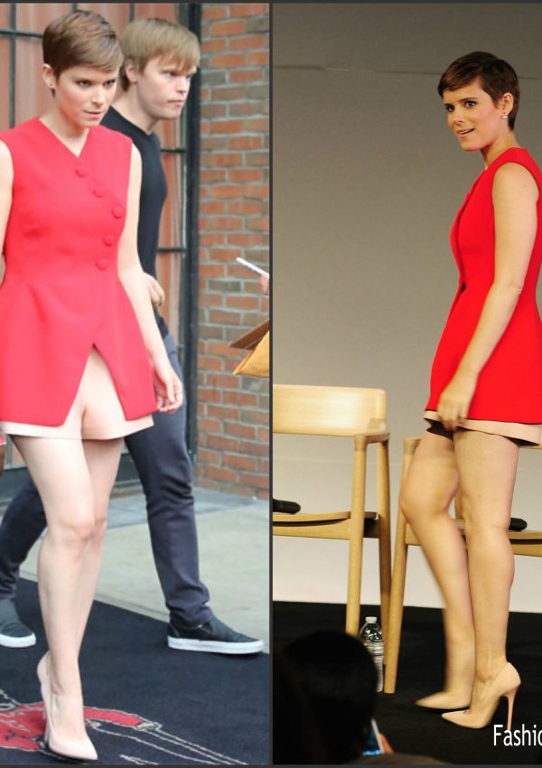 Kate Mara In Christian Dior –  Apple Store Meet The Actors: ‘Fantastic Four’ in New York City